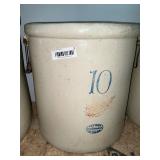 10 GALLON RED WING CROCK WITH BALES