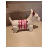 12 in. wide Scottie Dog, Small Chip in Ear