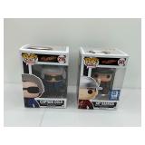 LOT OF 2 'THE FLASH' TV SERIES FUNKO POPS TO INCLUDE CAPTAIN COLD NO. 216 AND JAY GARRICK NO. 341