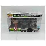 FUNKO POP 3 PACK GHOST BUSTERS CHARACTERS TO INCLUDE THE GATE KEEPER, ZUUL, AND THE KEY MASTER