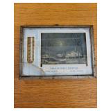 Vintage Ursa Farmers Thermometer, Some Water Damage