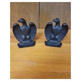 Cast Iron Eagle Bookends