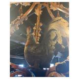 TRACY PORTER CLYDE ROOSTER CHANDELIER 6 CANDLES