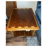 WOODEN END TABLE
