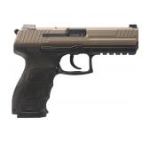 HK P30L V3 DA/SA 9mm 4.45' 17rd Pistol, FDE NEW