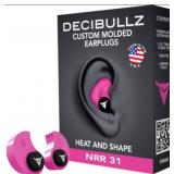 NEW in Box Decibullz Custom Molded Earplugs PINK