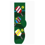 NEW -- CRAZY FUN SOCKS -- PICKLEBALL Green