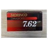 Norinco Chinasports Ammo 7.62x39--122 gr. 1 Box