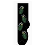 NEW -- FUN CRAZY SOCKS -- GRENADES BLACK