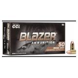 CCI Blazer Brass 9mm 115 gr FMJ 50/Bx