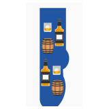 NEW -- FUN CRAZY SOCKS -- BOURBON Blue