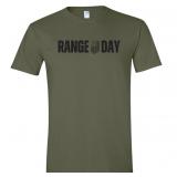 RANGE DAY T-SHIRT ARMY GREEN -- NEW-- XL