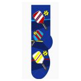NEW -- FUN CRAZY SOCKS -- PICKLEBALL BLUE
