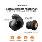 DECIBULLZ CUSTOM MOLDED PERCUSSIVE EARPLUG - NEW