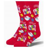 NEW -- Crazy Socks FROOT LOOPS Men's Crew