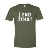 I 2nd That Rifle Tshirt Green NEW size XL