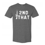 I 2nd That Rifle Tshirt Grey NEW size Large