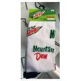 Brand NEW Fun Cool Socks MOUNTAIN DEW