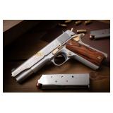 Colt 1911 Rampant 45 ACP Custom 24kt Gold LE 1/300