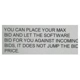 Place Your Max Bid, Let Software Bid For You