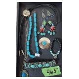 Costume Jewelry, Native American Style, Tray Not
