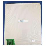 White Binder Japan Paper Currency. Japanese