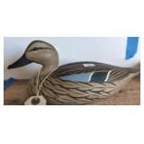 1973 Barry W. Luchs Hen Bill Wing Teal Duck Decoy