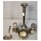 Sterling Silver. Toothpick, Weighted Bud Vase,