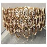 14k Rose Gold Diamond Ring 5.6 Dwt