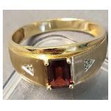 10k Gold Ruby Ring 2.1 Dwt