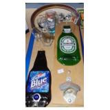 Heineken Wall Mounted Bottle Opener, Labatt Blue