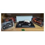 4 Diecast Car Models. 1936 Cord 810, 1932