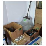 Classical Hanging Light Fixture 13' Wide, Stained