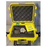 Invicta Chronograph Men's Watch With Yellow Hard