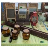 Country Items. Ellingaworth Oil Dust Pan, Carpet