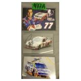 3 Autographed Nascar Car Racing Photos. Jamie