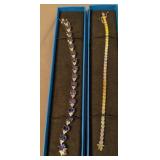 2 Jtv 7.5' Sterling Silver Bracelets.