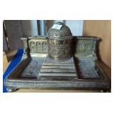 Napoleon Iii French Brass Inkwell