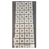 2 Sheets 40 Barber Dimes