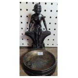 Art Deco Risque Nude Ashtray
