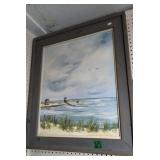 1976 Jacque Barnes Oil On Canvas Painting