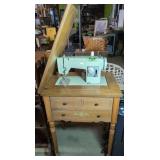 Sears Kenmore Sewing Machine  2142 With Cabinet