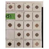 Black Binder Full Of Lincoln Cents Wheat Pennies