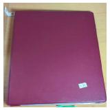 Red Binder Foreign Money. Germany, Austria