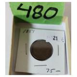 1851 Half Cent
