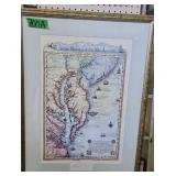 Treasure Beaches Of The Mid-atlantic Map