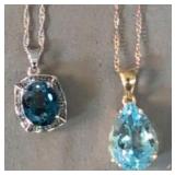 2 Jtv Sterling Silver 18' Necklaces With