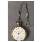 Waltham 20 Yr Gold Filled Pocket Watch. Sn