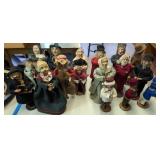 17 Byers Choice Style Carolers. Not Byers Choice