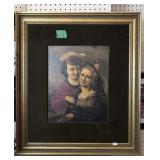 Oil Painting On Board Old Master Style Romeo &